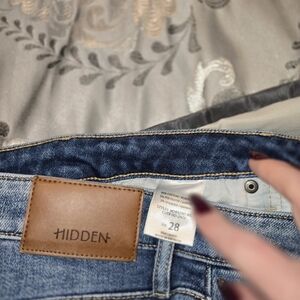 Hidden High Rise Blue Jeans for Women